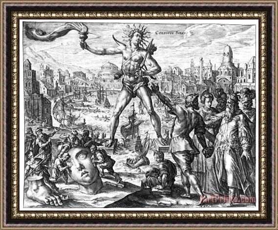 Others Colossus Of Rhodes Framed Print