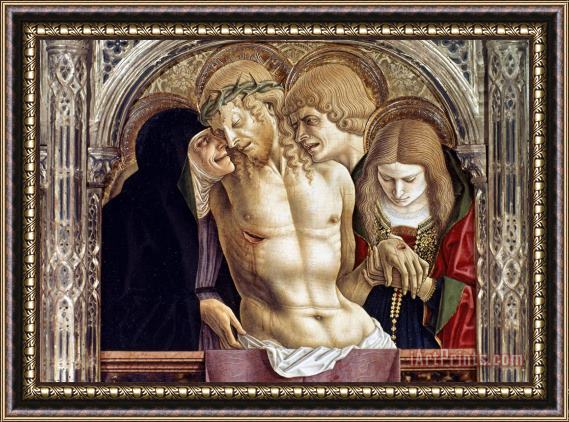 Others Crivelli: Pieta Framed Print