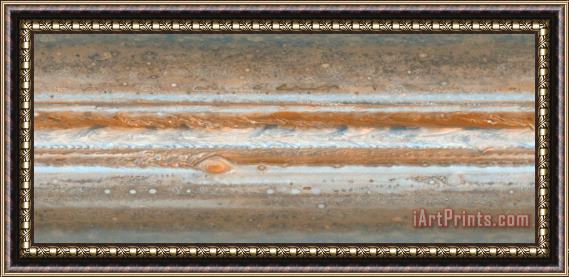 Others Cylindrical Projection Of Jupiter's Surface Framed Print