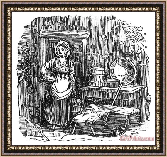 Others Daily Life: Housework Framed Painting