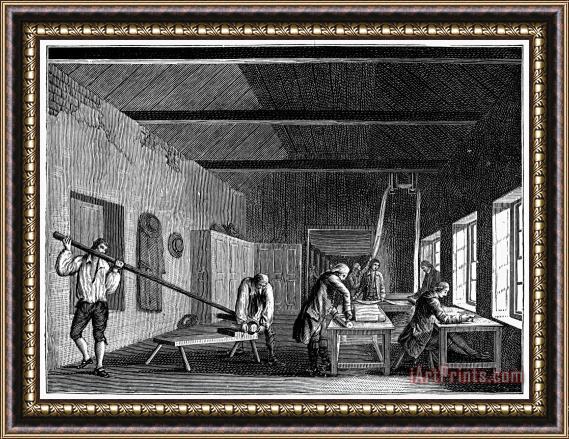 Others England: Textile Mill Framed Print