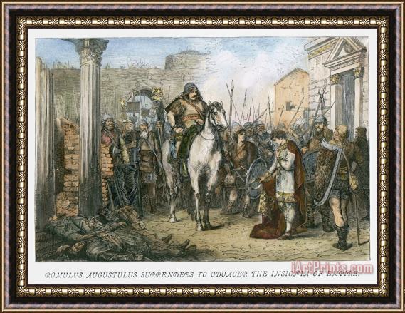 Others Fall Of Rome, 476 Framed Painting