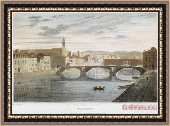 Others Florence, Italy, 1818 Framed Painting