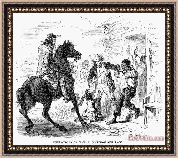 Others Fugitive Slave Act, 1850 Framed Painting