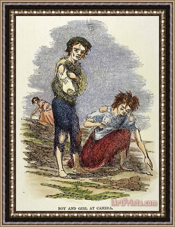 Others GREAT POTATO FAMINE, 1840s Framed Print