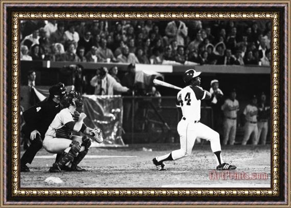 Others Hank Aaron (1934- ) Framed Painting