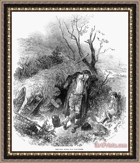 Others Irish Potato Famine, 1846-7 Framed Painting