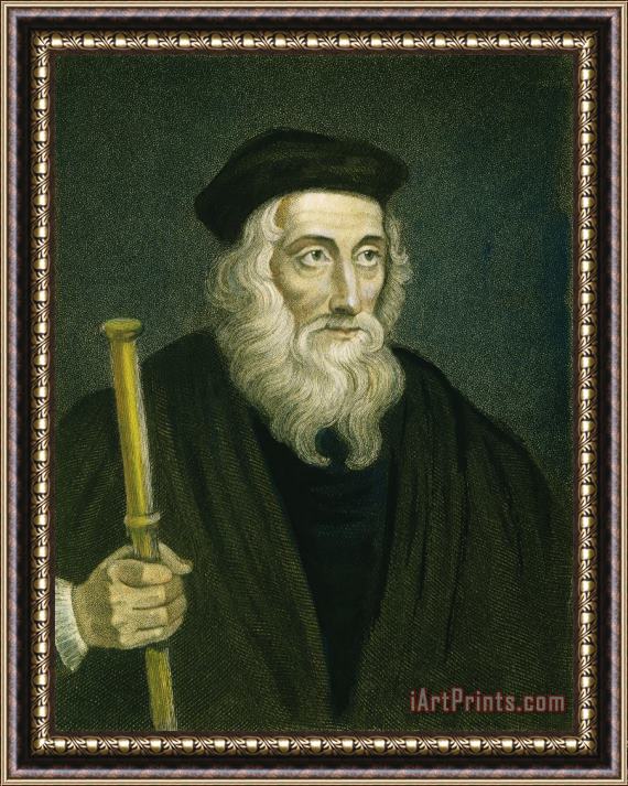 Others John Wycliffe (1320?-1384) Framed Print