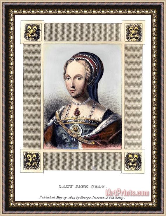 Others Lady Jane Grey (1537-1554) Framed Painting