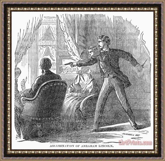 Others Lincoln: Assassination Framed Painting