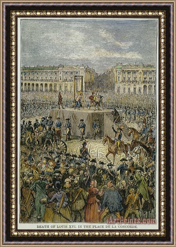 Others Louis Xvi: Execution, 1793 Framed Print