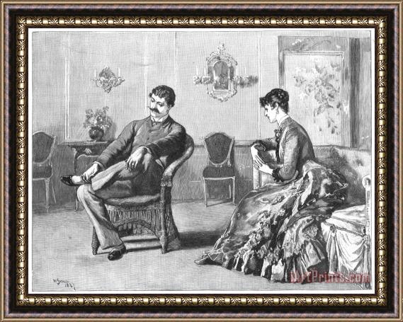 Others LOVE, 19th CENTURY Framed Print