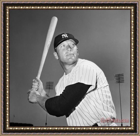 Others Mickey Mantle (1931-1995) Framed Print