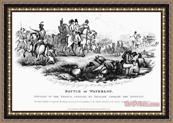 Others Napoleon I: Waterloo, 1815 Framed Print