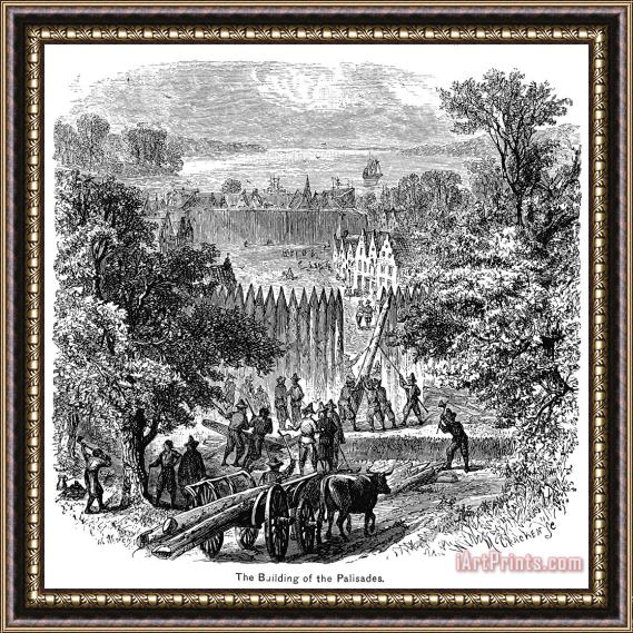 Others New Amsterdam: Palisades Framed Print