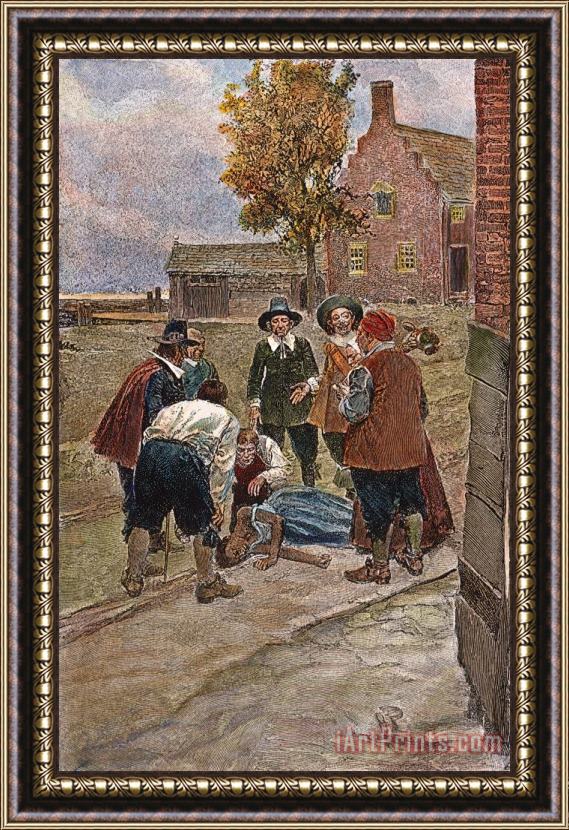 Others New Amsterdam: Slave Framed Painting