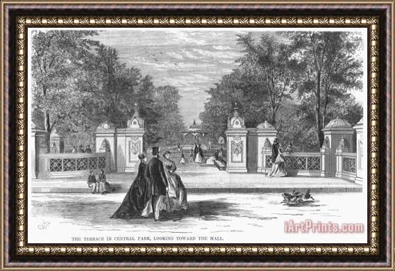Others Nyc: Central Park, 1867 Framed Print