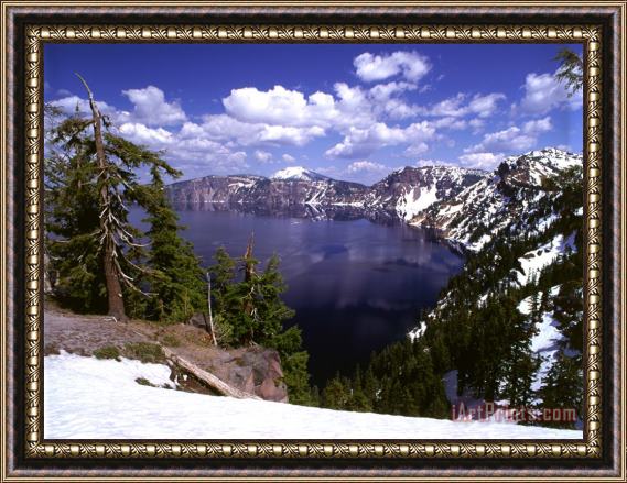 Others Oregon Crater Lake Framed Painting