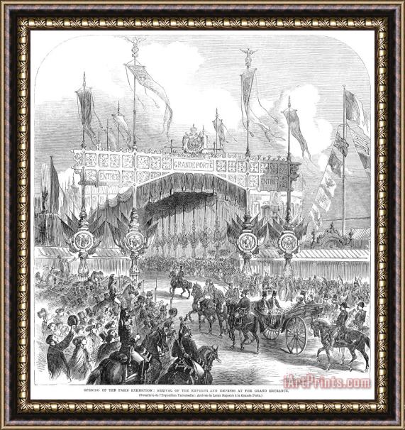 Others Paris Exposition, 1855 Framed Painting