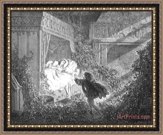 Others Perrault: Sleeping Beauty Framed Painting