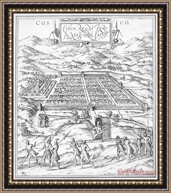 Others Peru: Cuzco, 1572 Framed Painting