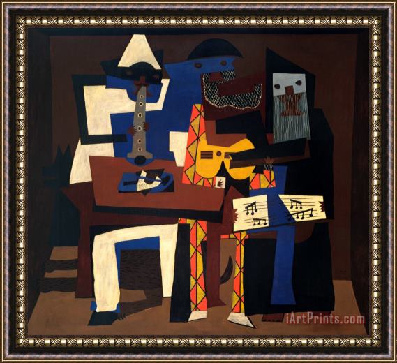 Others Picasso: Three Musicians Framed Painting