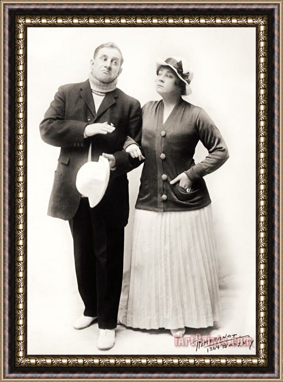 Others Silent Film Still: Couples Framed Painting