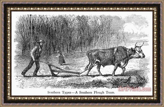 Others Southern Farmer, 1875 Framed Painting