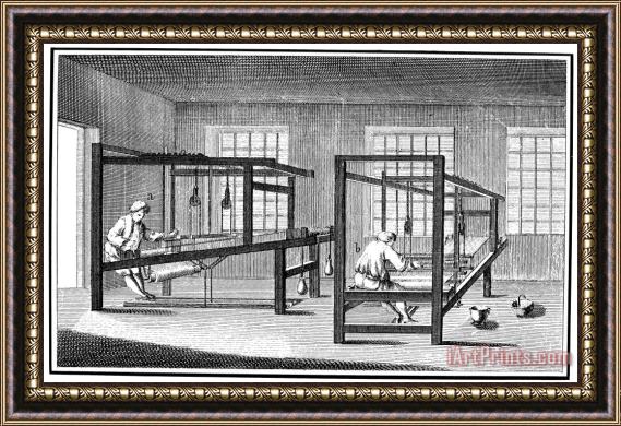 Others Textile Manufacture Framed Print