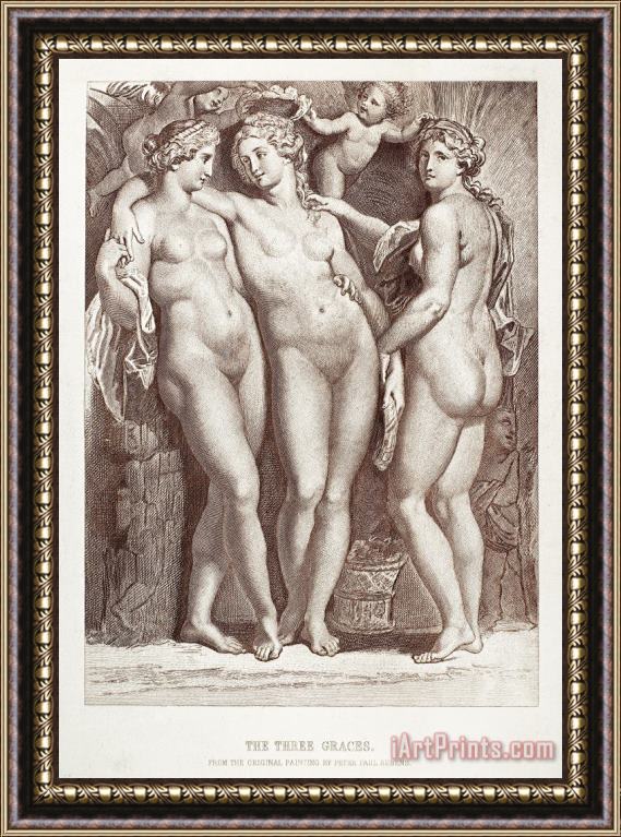 Others Three Graces Framed Print