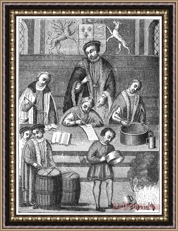 Others Trial Of Weights, 1497 Framed Print