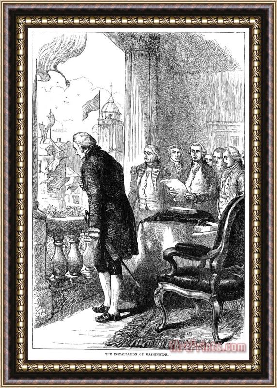 Others Washington: Inauguration Framed Print