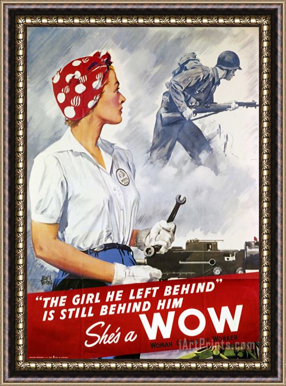 Others World War II Poster Framed Painting