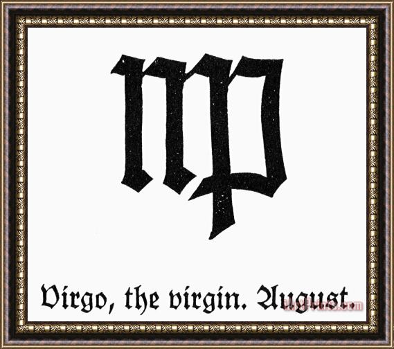 Others Zodiac: Virgo Framed Print