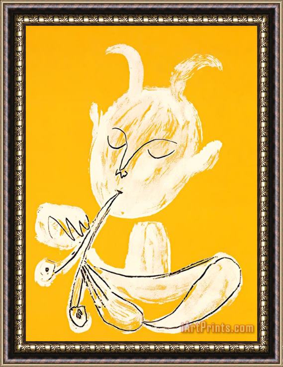 Pablo Picasso Faune Blanc C 1946 Framed Print