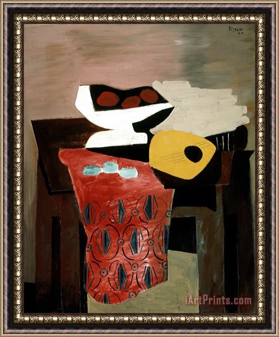 Pablo Picasso The Red Foulard Framed Painting