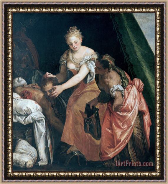 Paolo Caliari Veronese Judith And Holofernes Framed Print