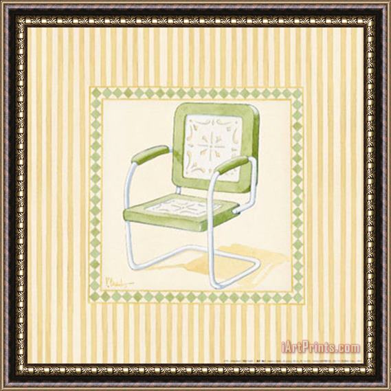 Paul Brent Retro Patio Chair II Framed Print