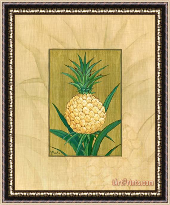 Paul Brent Sugar Loaf Pineapple Framed Painting