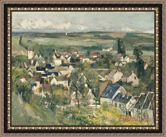 Paul Cezanne Auvers Panoramic View C 1875 Framed Print