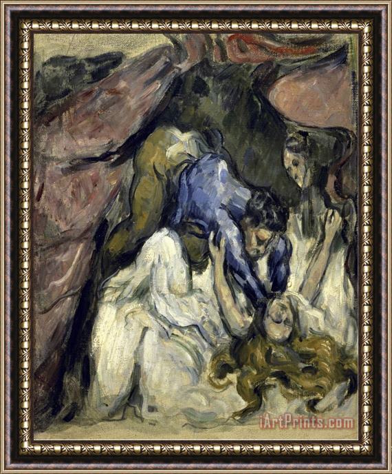 Paul Cezanne La Femme Etranglee Framed Print