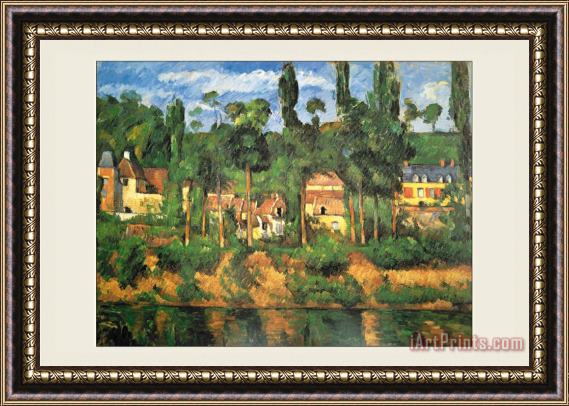Paul Cezanne Le Chateau De Medan Framed Painting