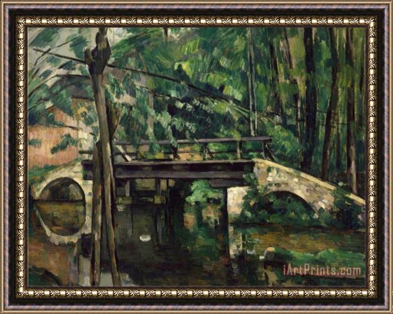 Paul Cezanne Le Pont De Maincy Pres De Melun 1879 80 Bridge of Maincy Near Melun Framed Print