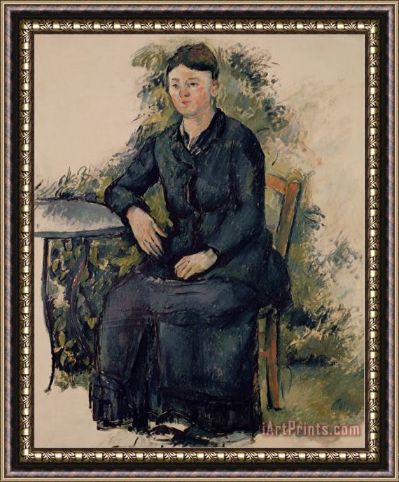 Paul Cezanne Madame Cezanne in The Garden 1880 82 Framed Print