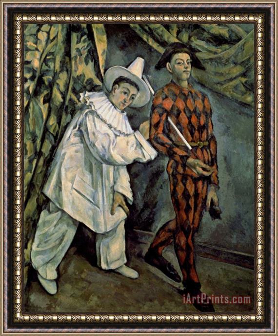 Paul Cezanne Mardi Gras Framed Painting