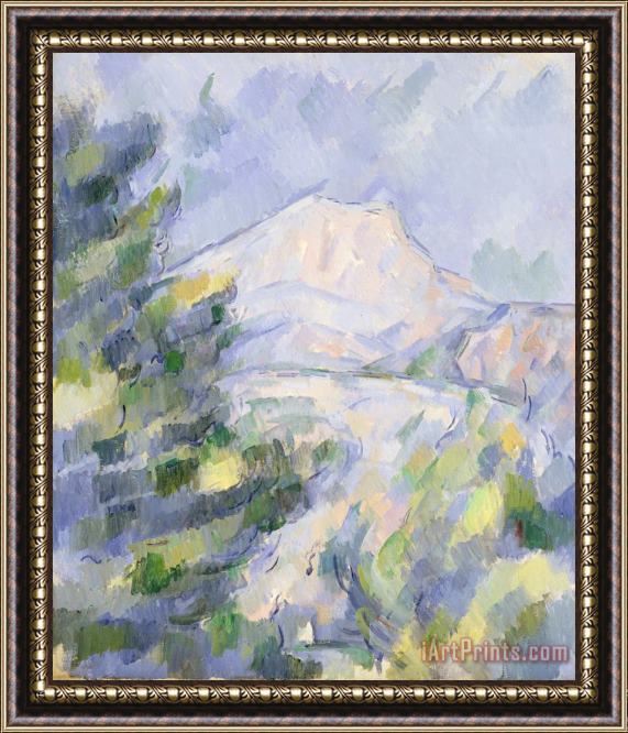 Paul Cezanne Mont Sainte Victoire C 1904 06 Oil on Canvas Framed Print