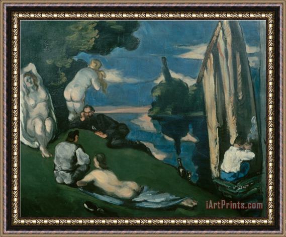 Paul Cezanne Pastoral Framed Print