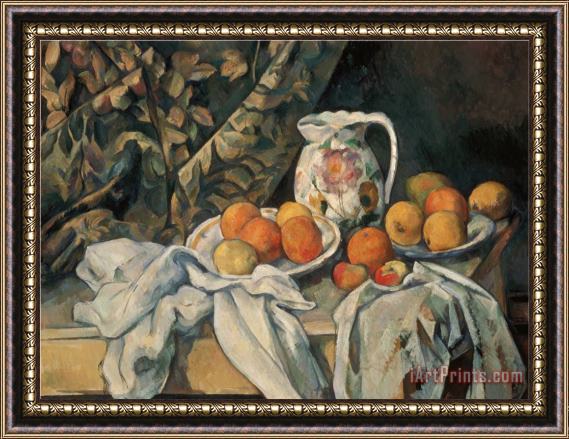 Paul Cezanne Still Life 1895 Framed Painting