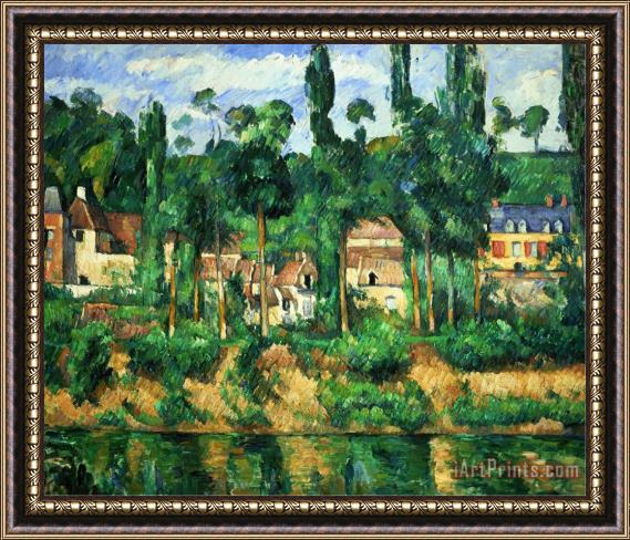 Paul Cezanne The Chateau at Medan 1879 1881 Framed Painting