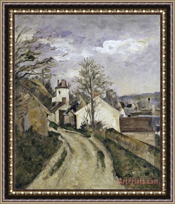 Paul Cezanne The House of Dr Gachet at Auvers C 1873 Framed Painting